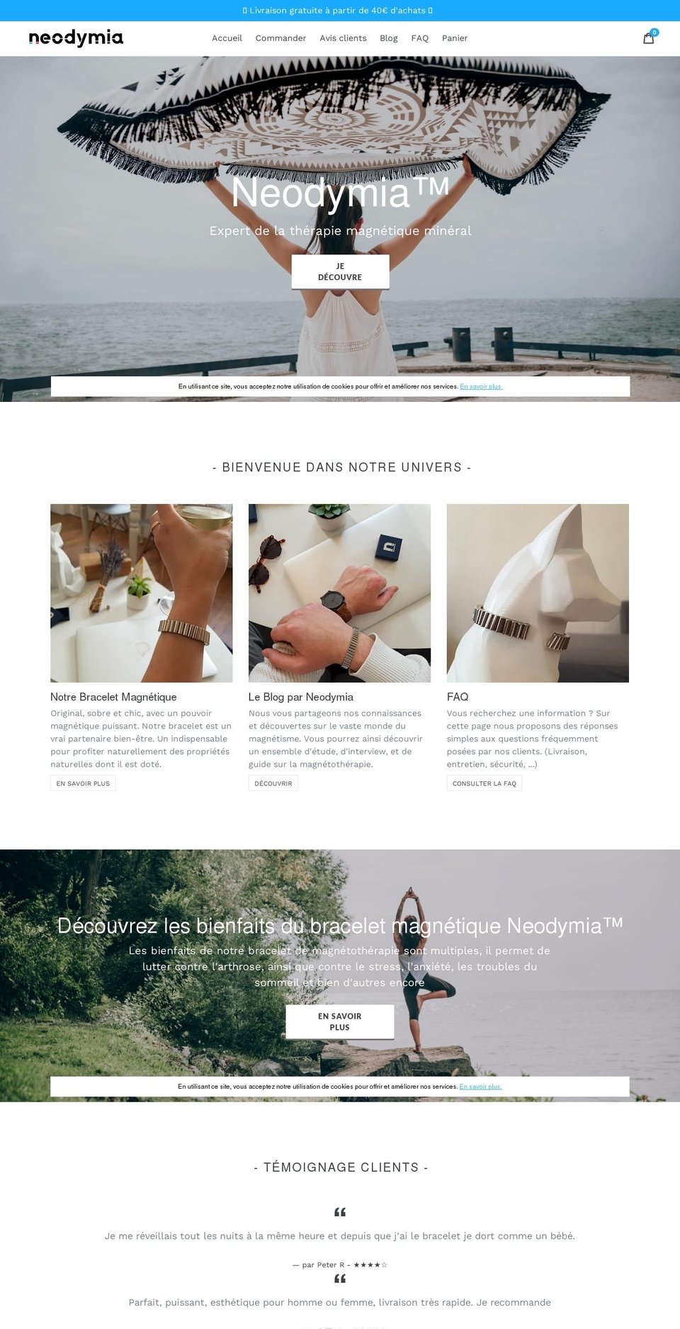 Successtheme Shopify theme site example neodymia.com