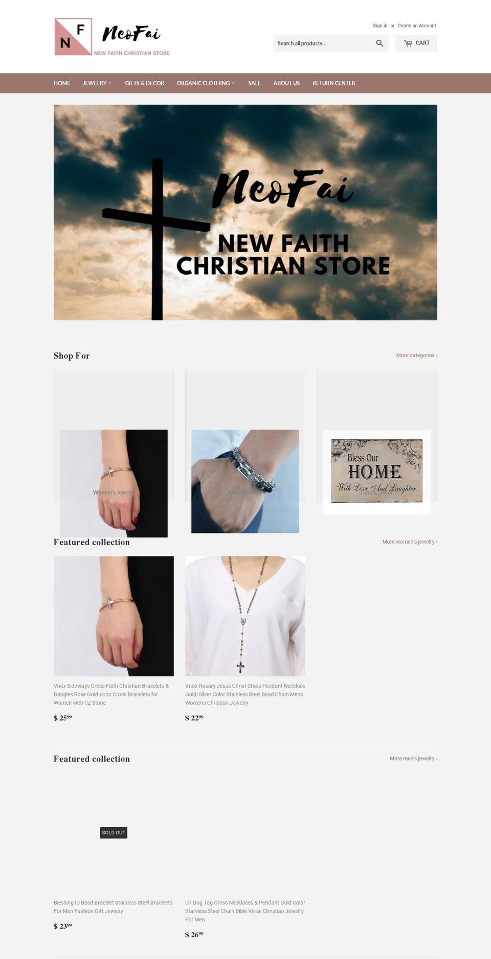neofai.com — Shopify storefront screenshot