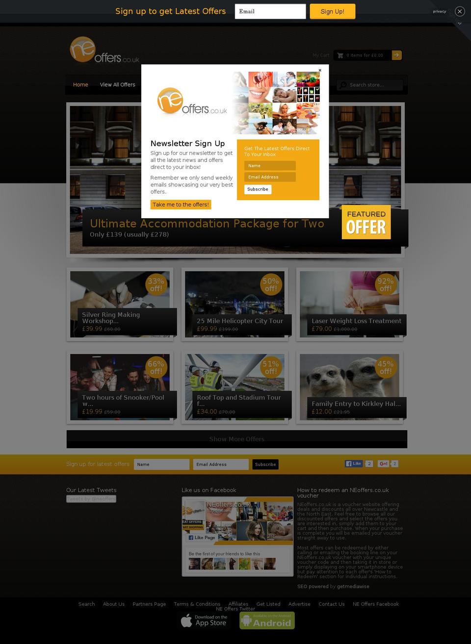 ER - Responsive Theme Shopify theme site example neoffers.com