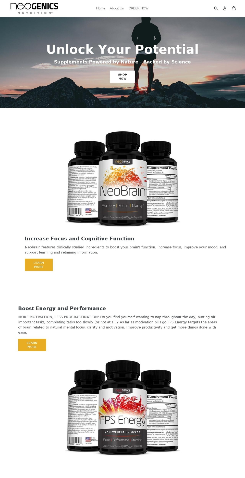Live 9\/6\/17 Shopify theme site example neogenicsnutrition.com