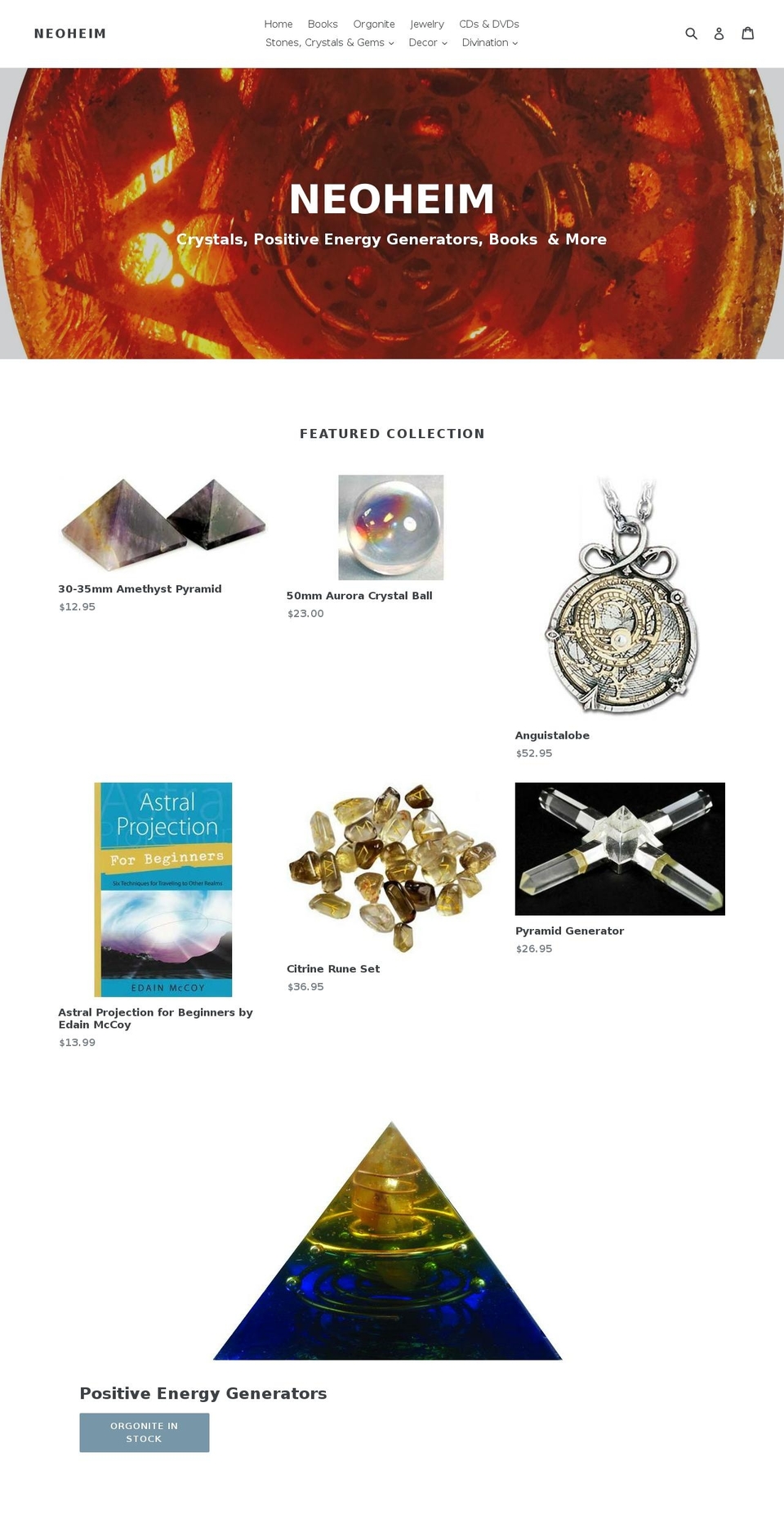 neoheim.com — Shopify storefront screenshot