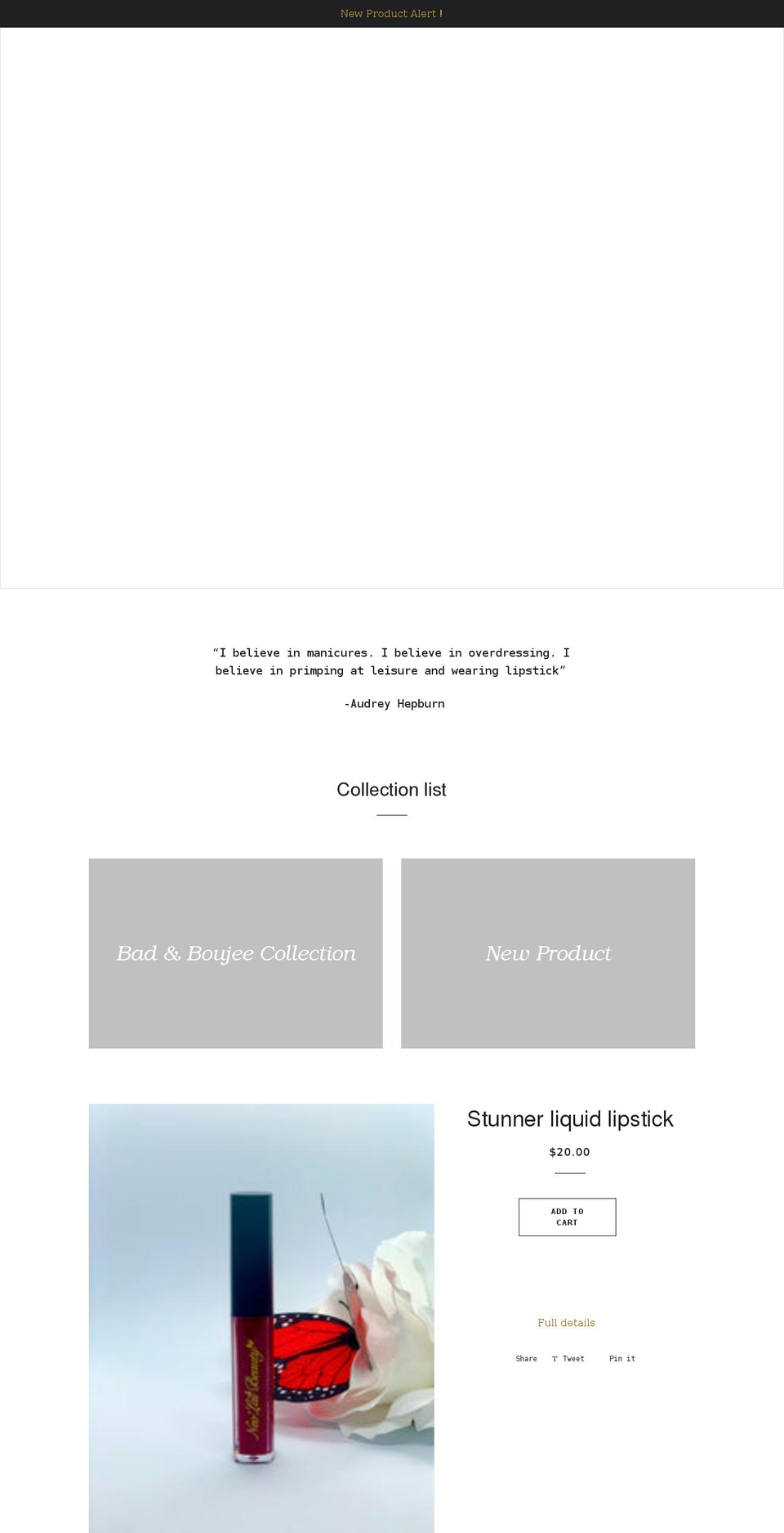 neolaibeauty.com shopify website screenshot