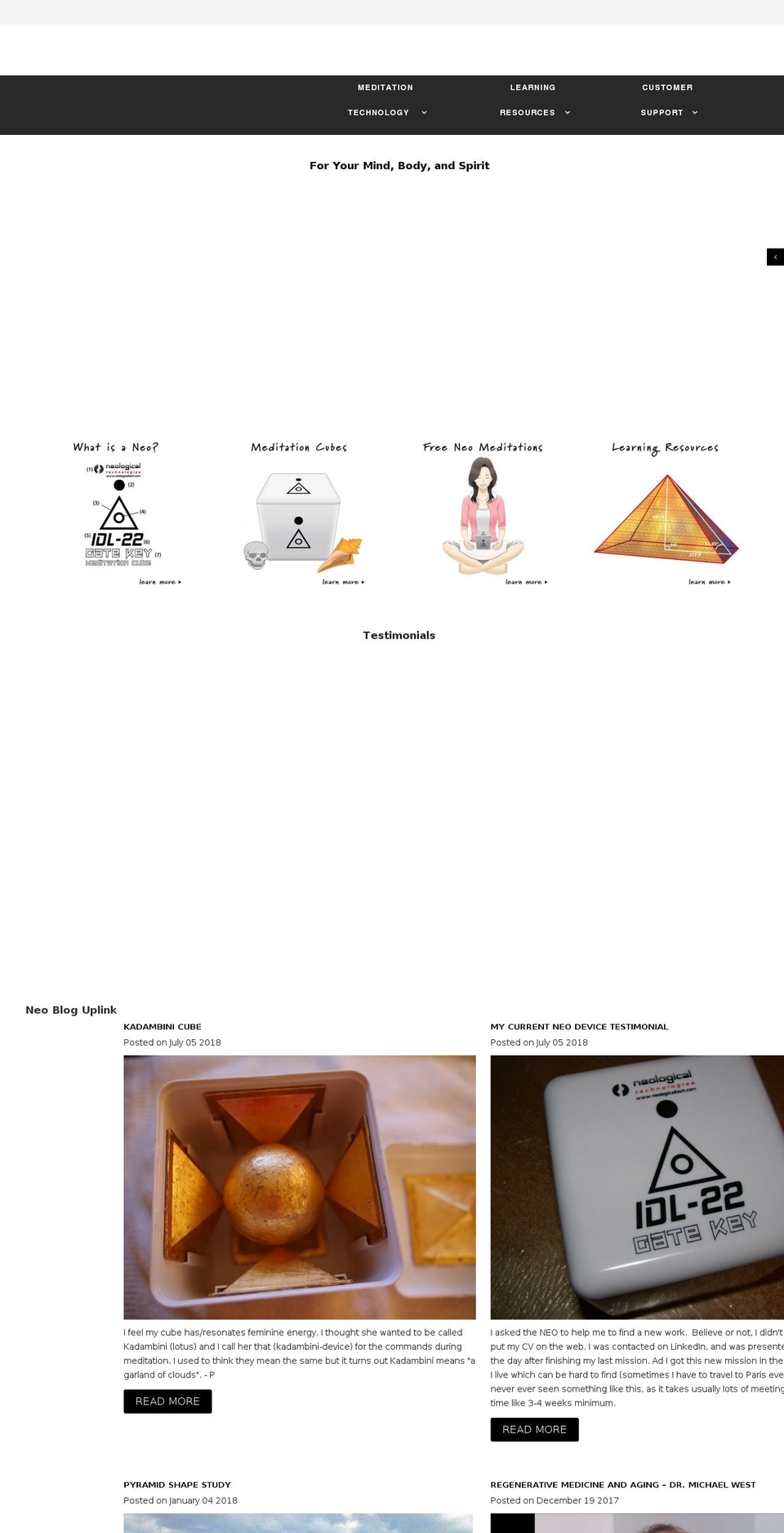 neologicaltech.com — Shopify storefront screenshot
