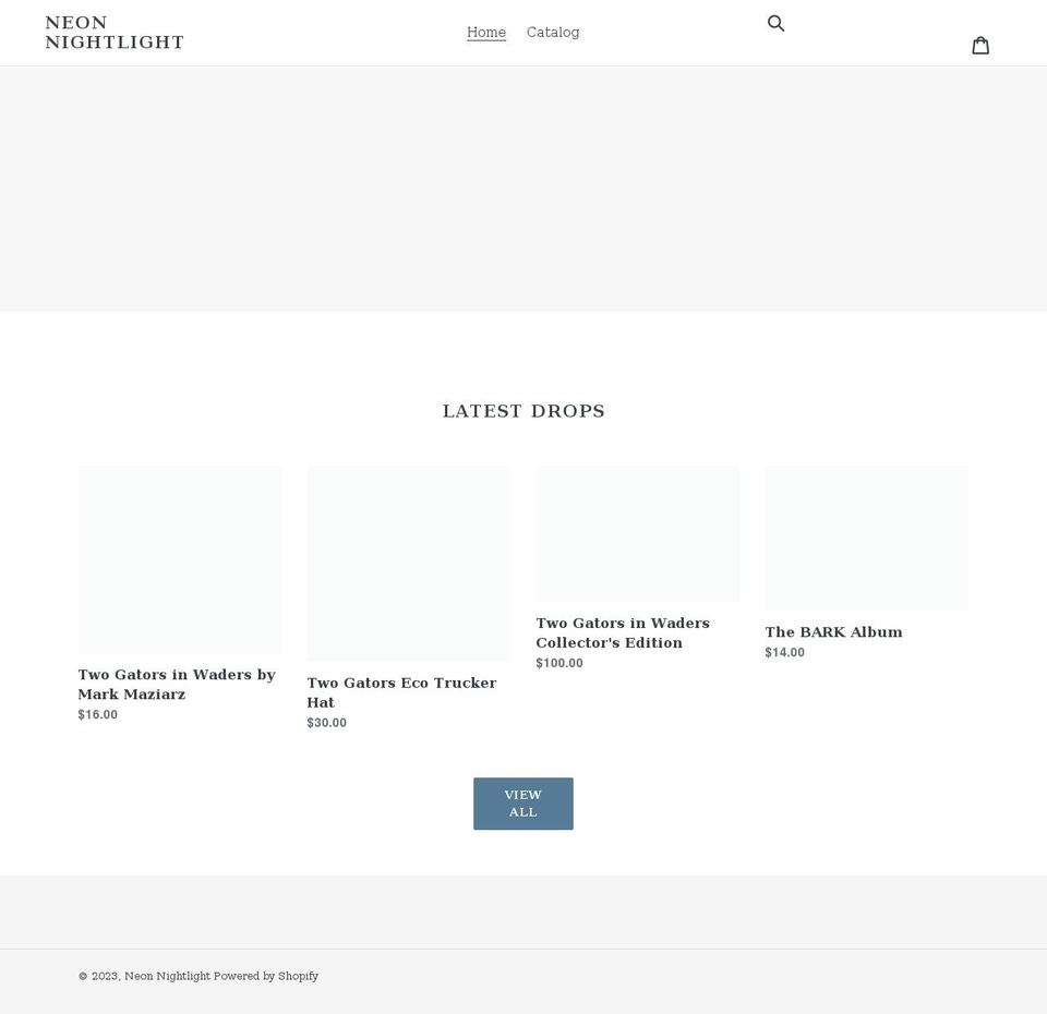 neon-nightlight.com shopify website screenshot
