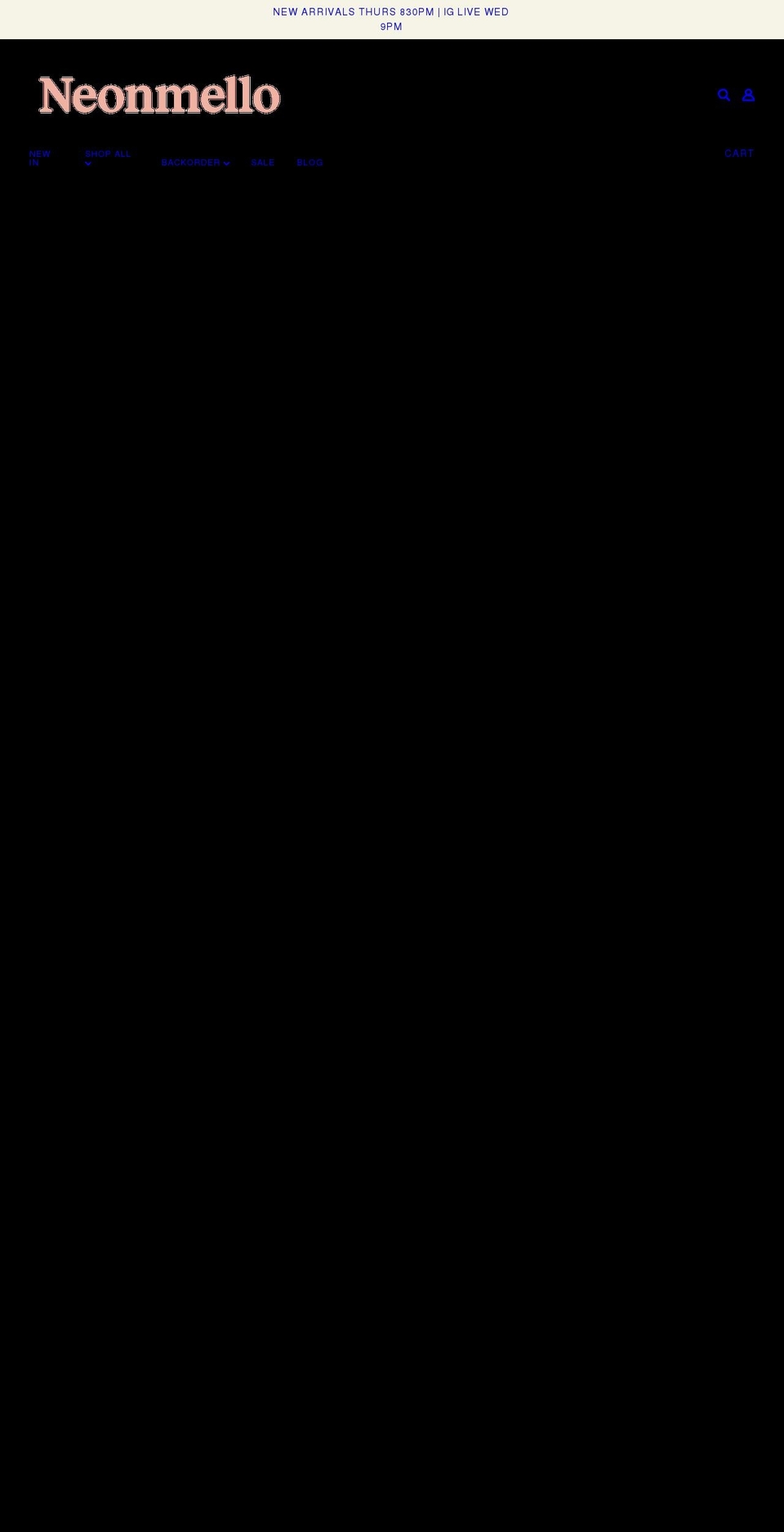 neonmello.myshopify.com — Shopify storefront screenshot