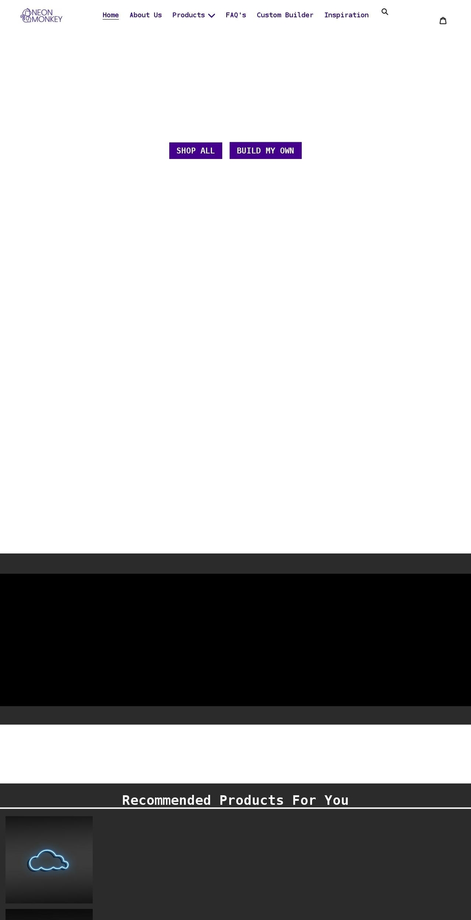 neonmonkey.co shopify website screenshot