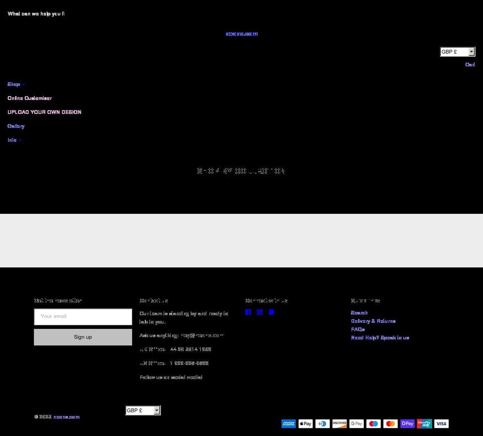neons.com shopify website screenshot