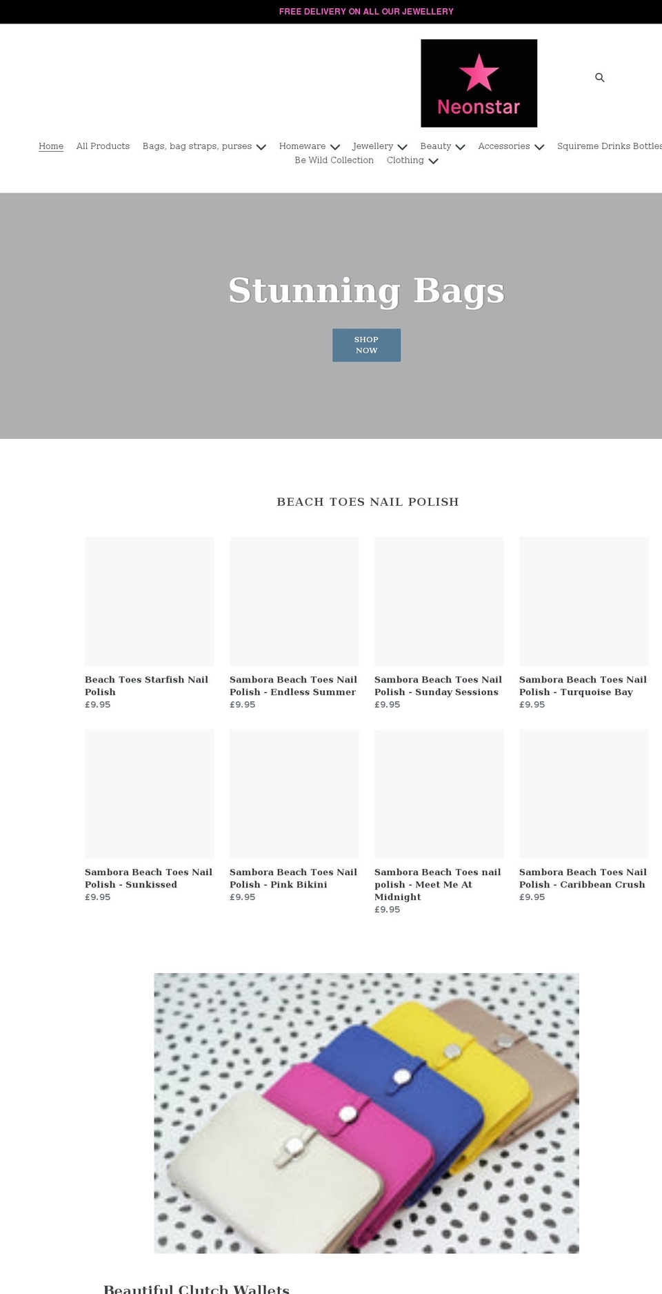 neonstar.co.uk shopify website screenshot
