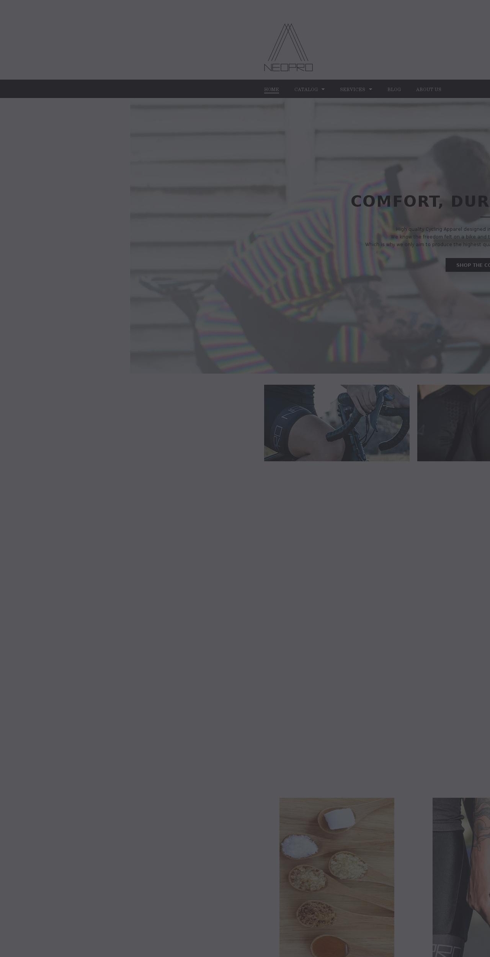 neoprocycling.com shopify website screenshot