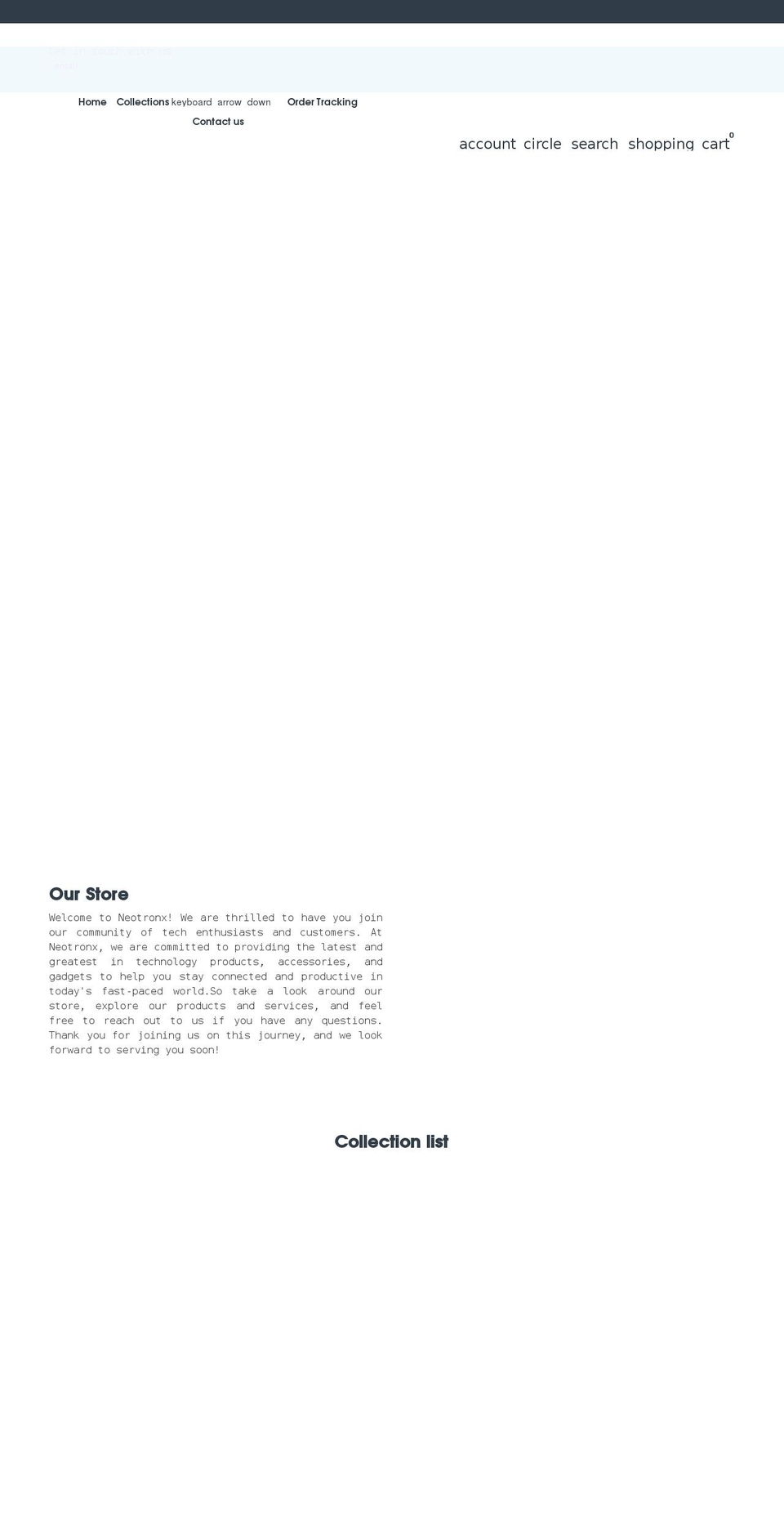 neotronx.com shopify website screenshot