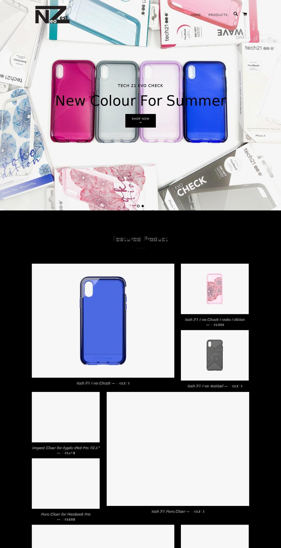 neozestltd.com — Shopify storefront screenshot