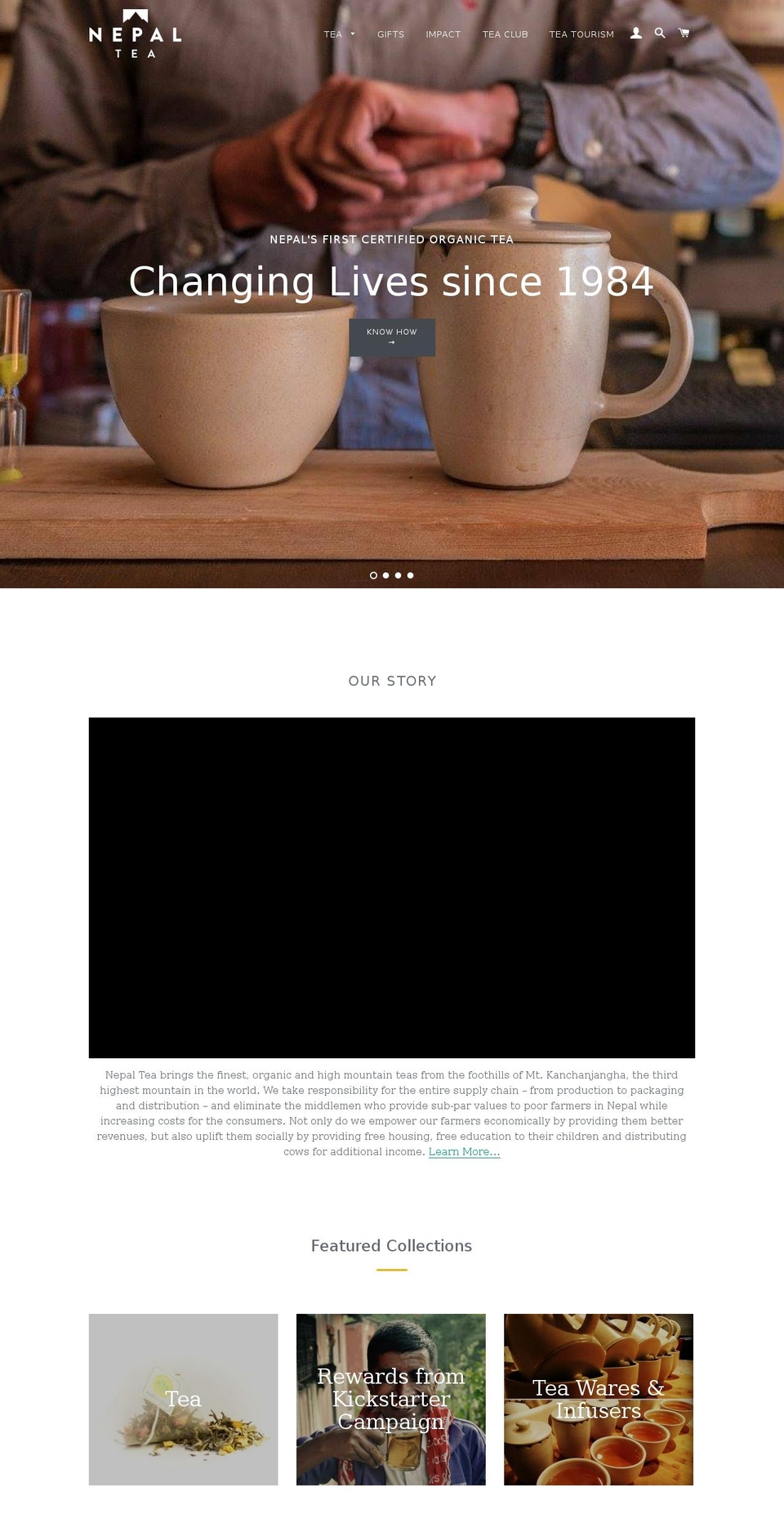 nepalteallc.com shopify website screenshot