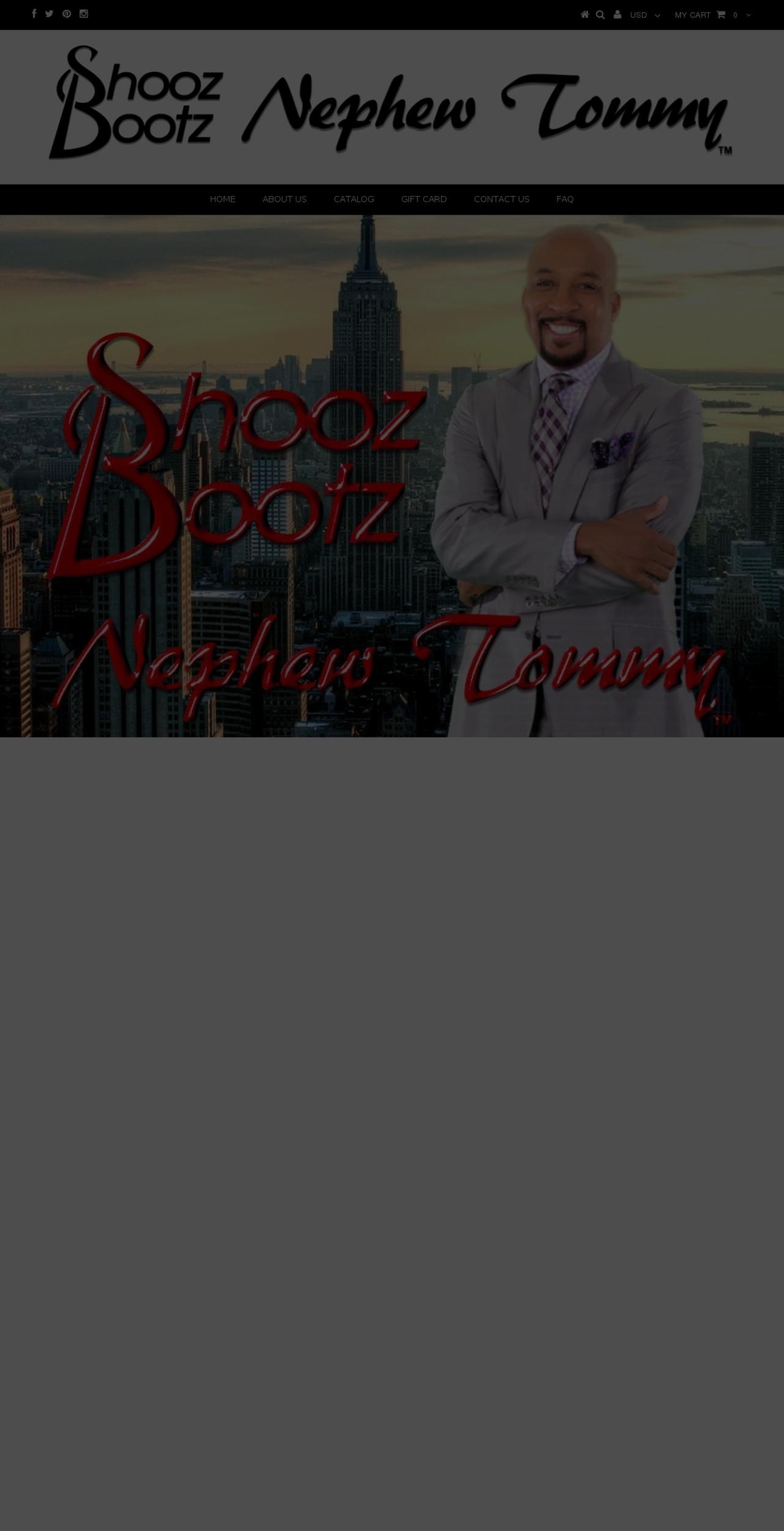 nephewtommyladies.com shopify website screenshot