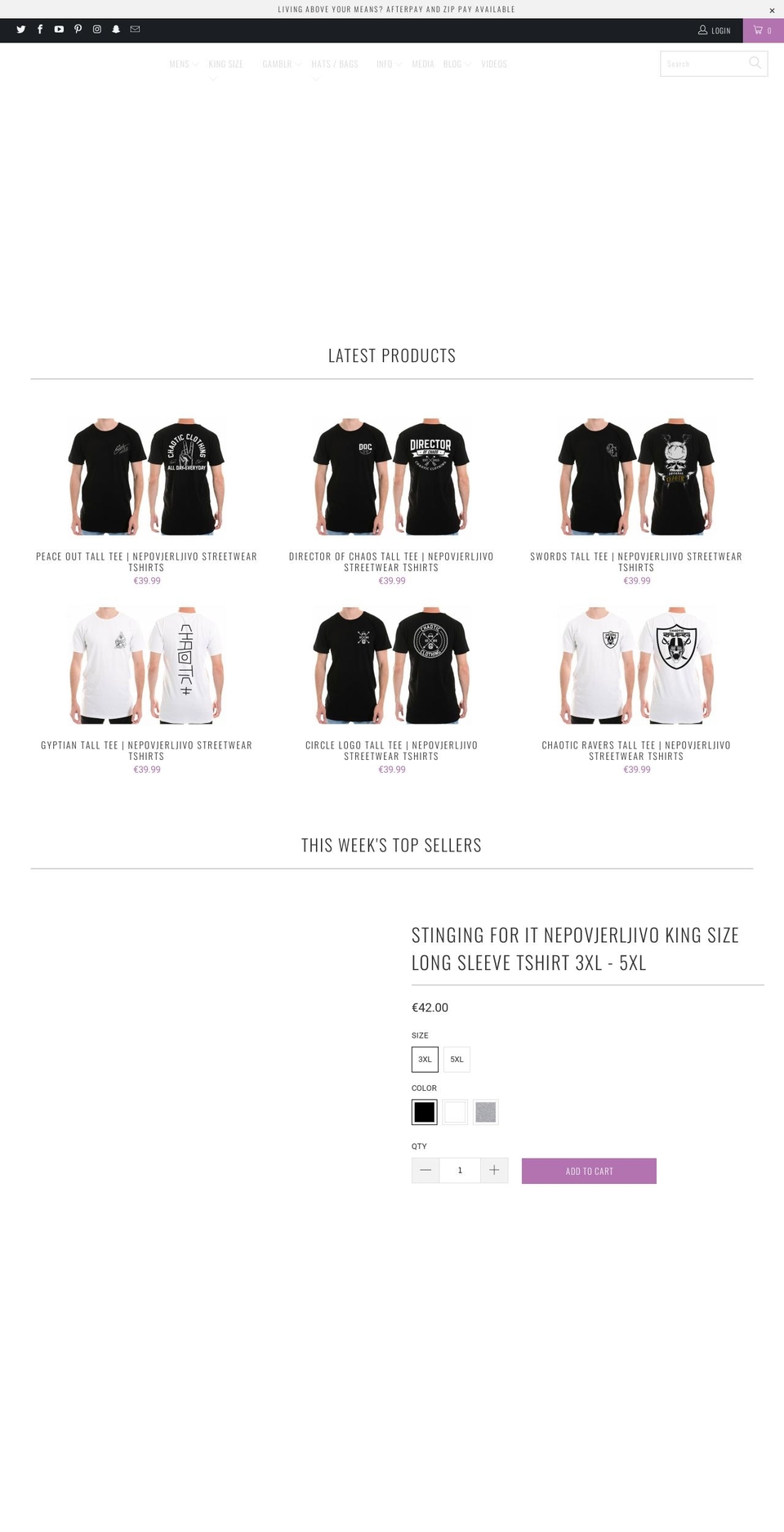 nepovjerljivo.com shopify website screenshot