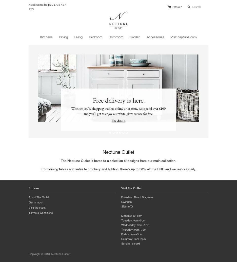 neptunefactoryshop.com — Shopify storefront screenshot
