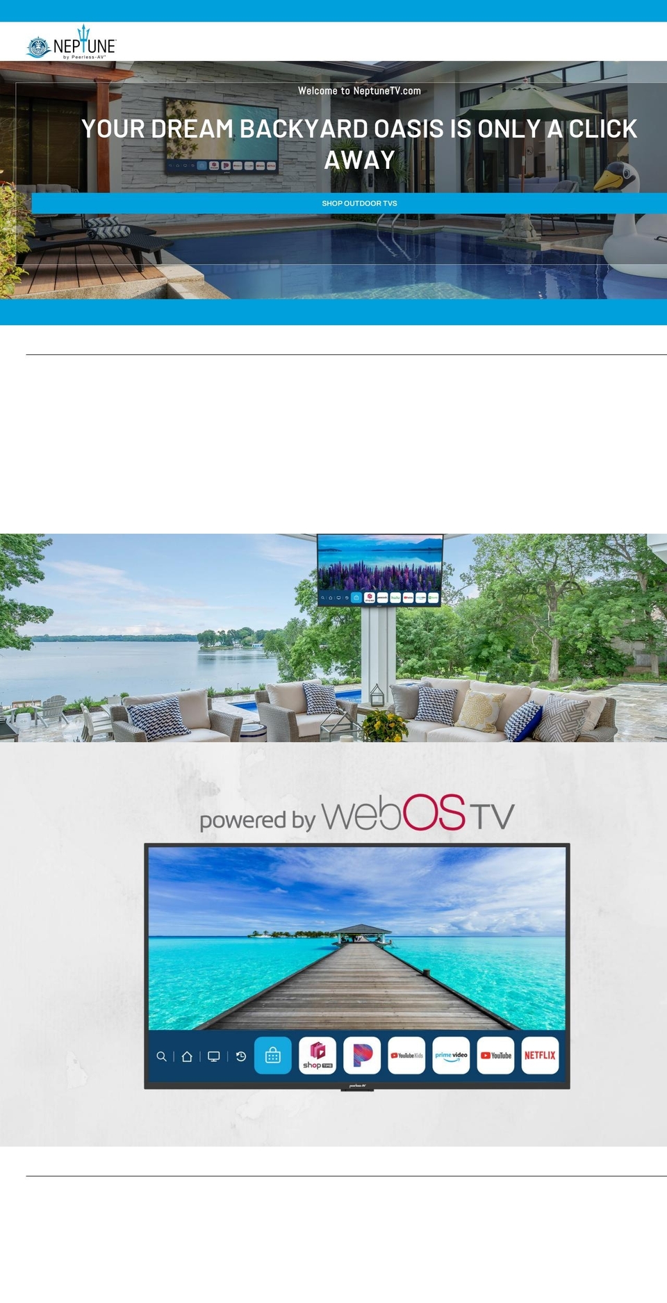 neptunetv.com shopify website screenshot