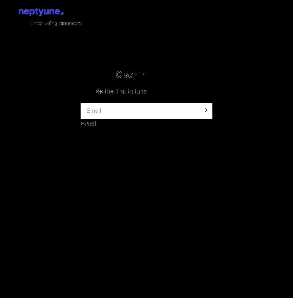 neptyune.com shopify website screenshot