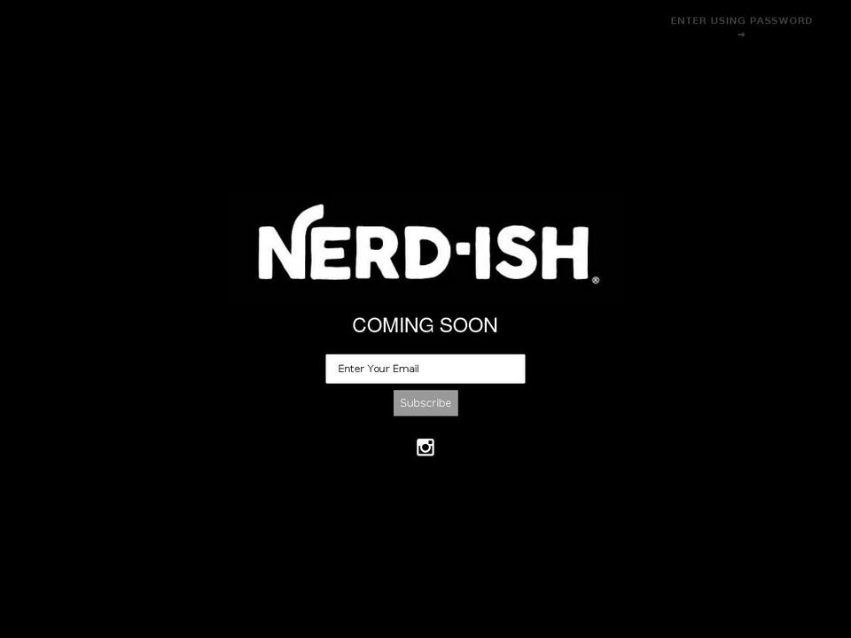 nerd-ish.com shopify website screenshot