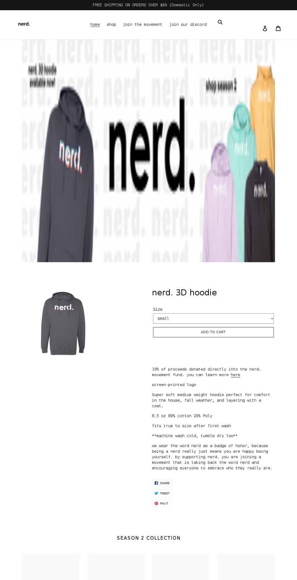 nerdbrand.gg shopify website screenshot