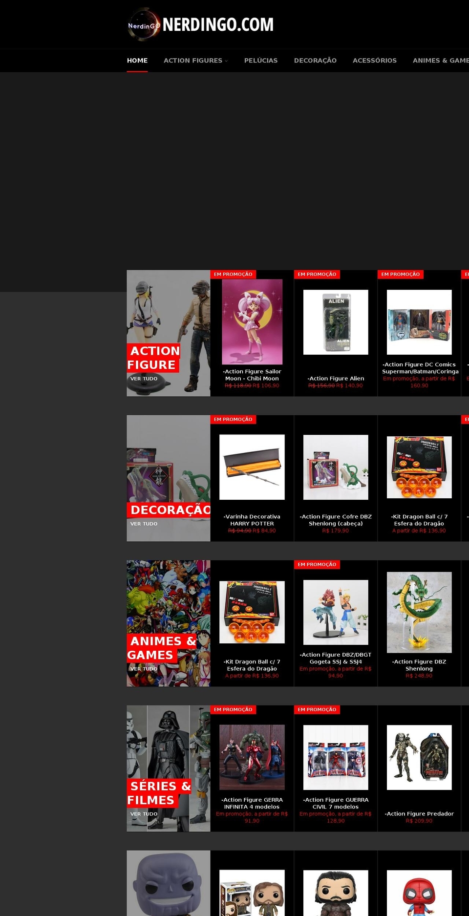 nerdingo.com — Shopify storefront screenshot