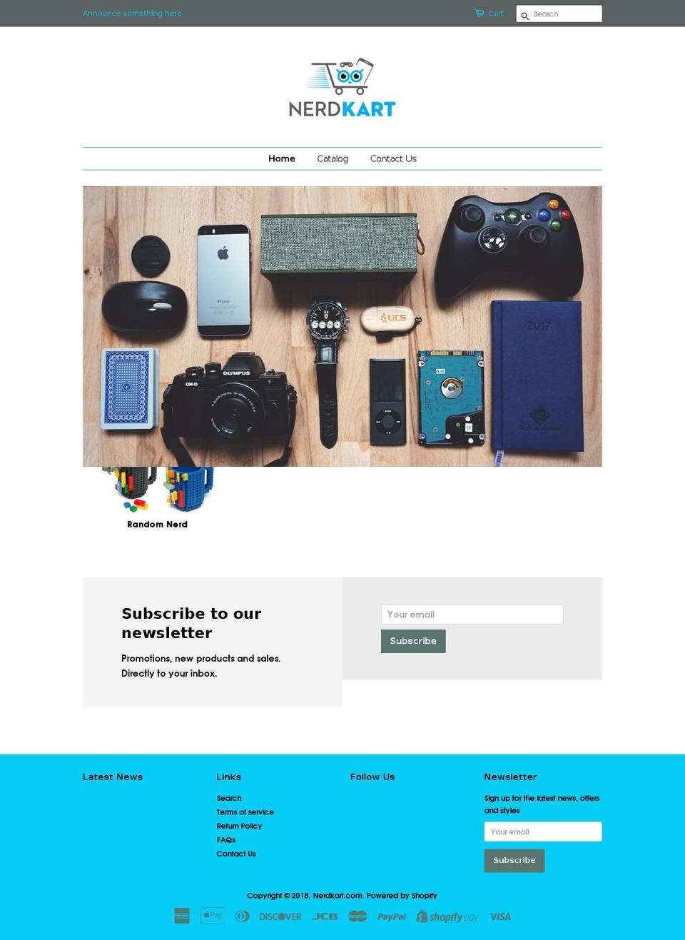 nerdkart.com — Shopify storefront screenshot