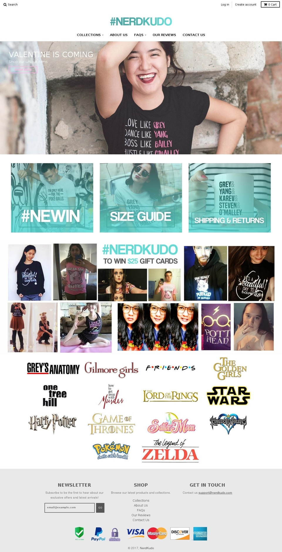 nerdkudo.com shopify website screenshot