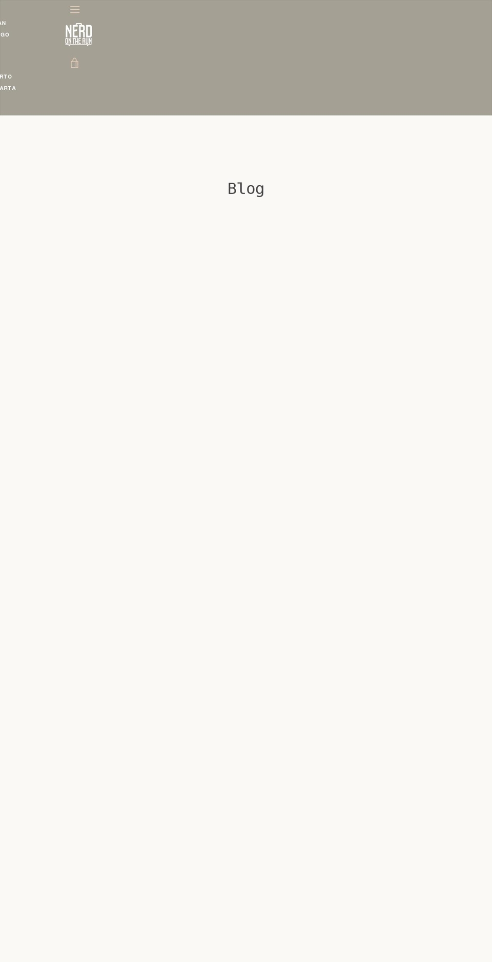nerdontherun.com shopify website screenshot