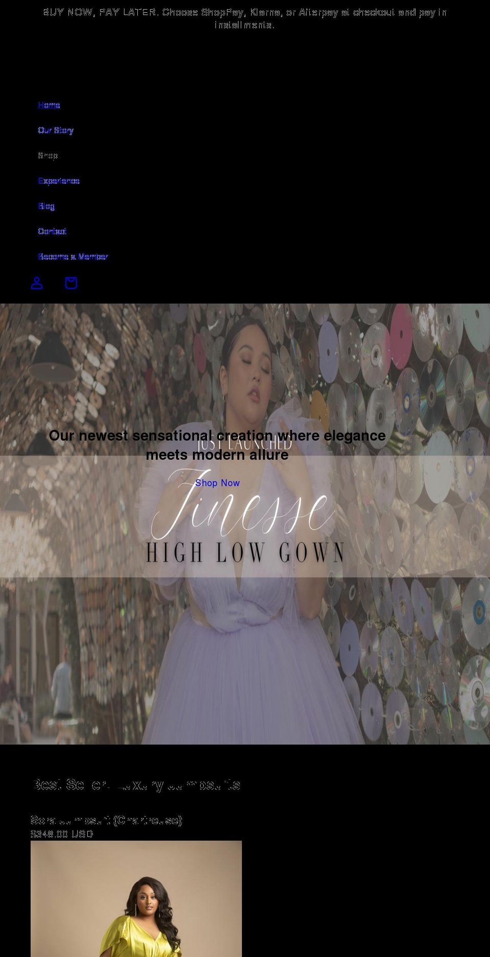 nerecina.com shopify website screenshot