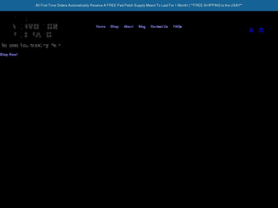 nervotics.com shopify website screenshot