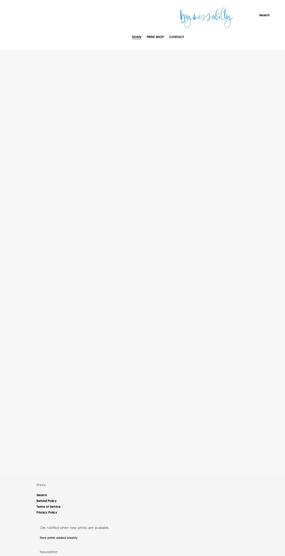 nessalilly.com shopify website screenshot