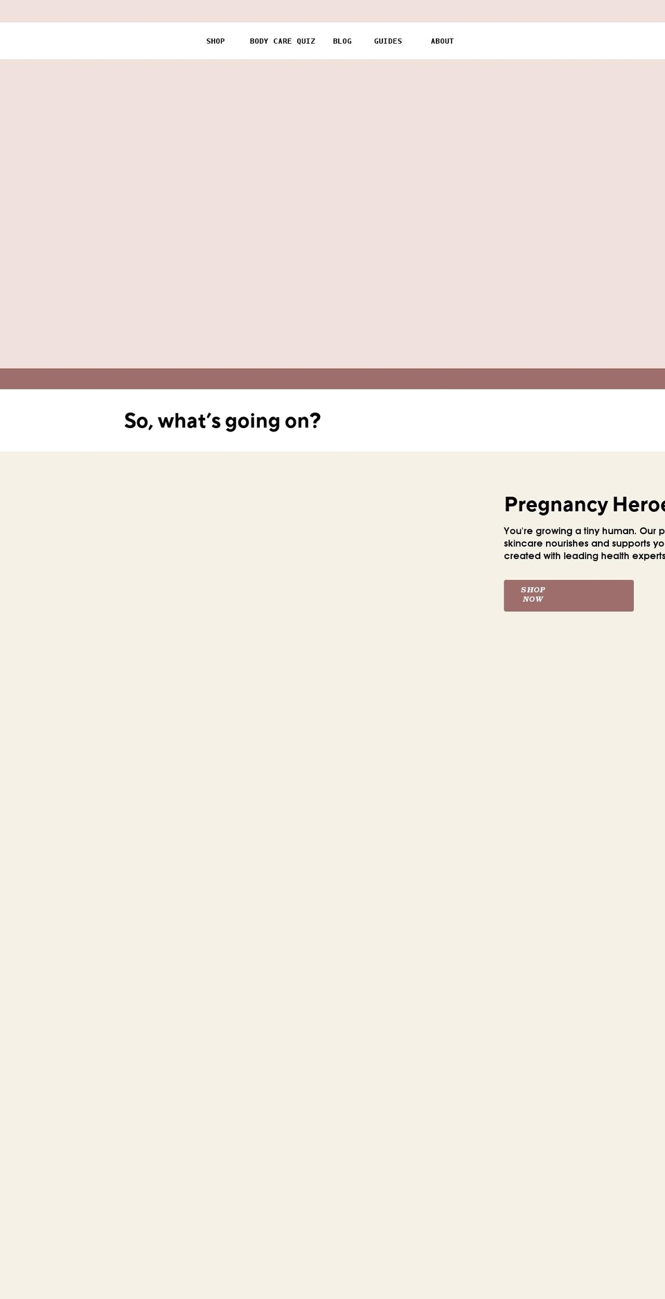 nessaorganics.com shopify website screenshot