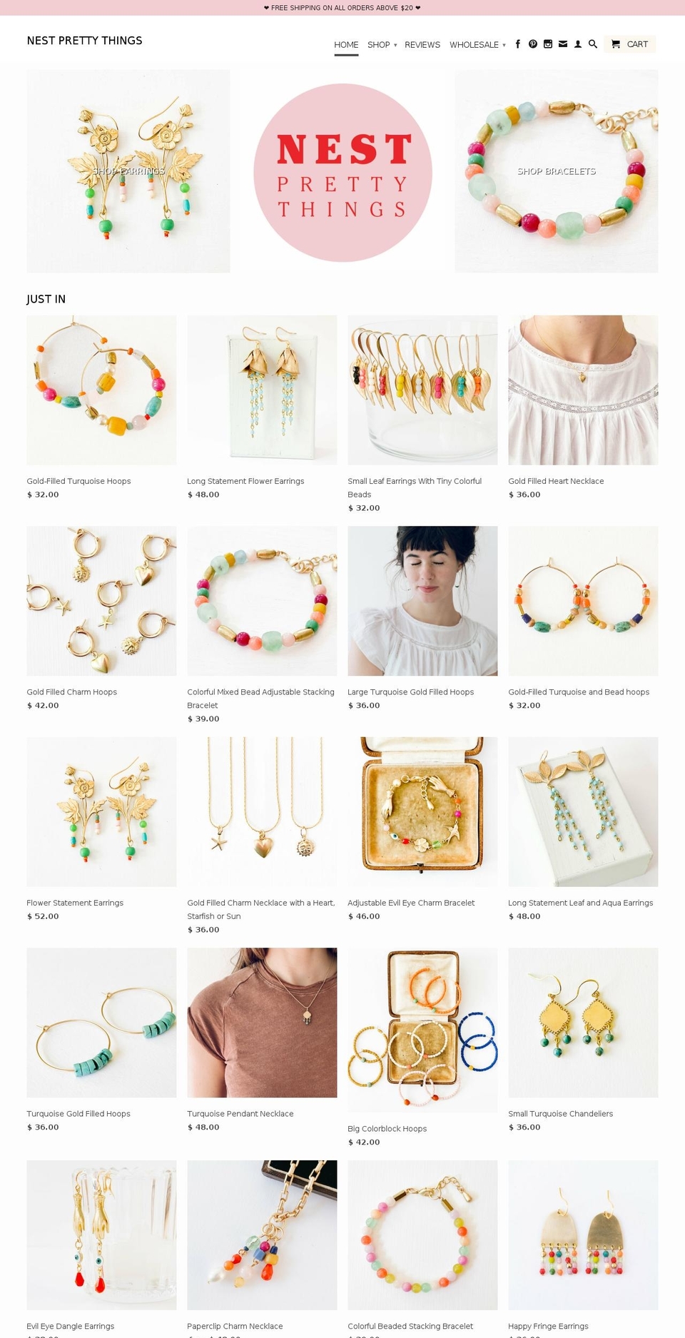 nest-pretty-things.myshopify.com shopify website screenshot