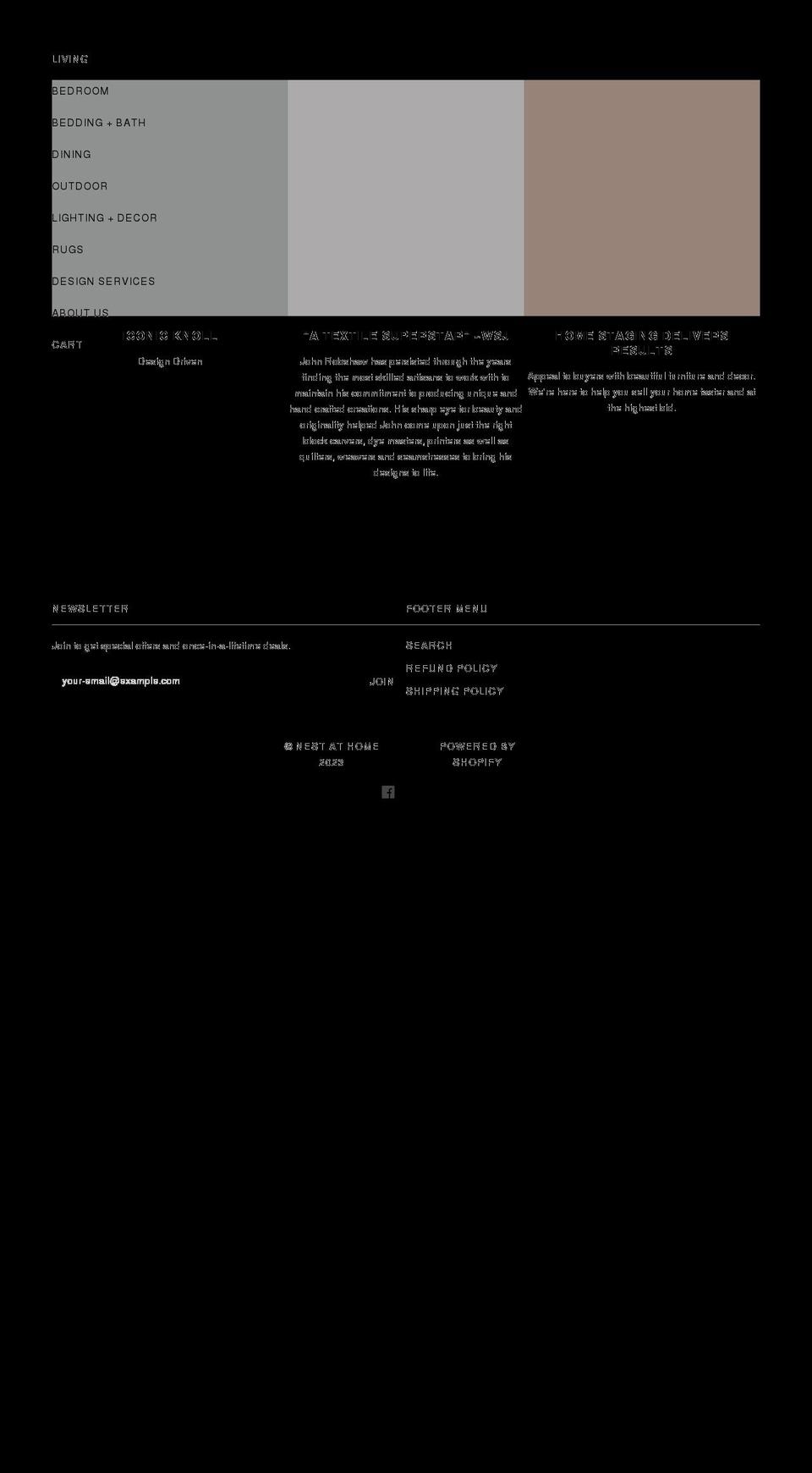 nestathomejh.com shopify website screenshot