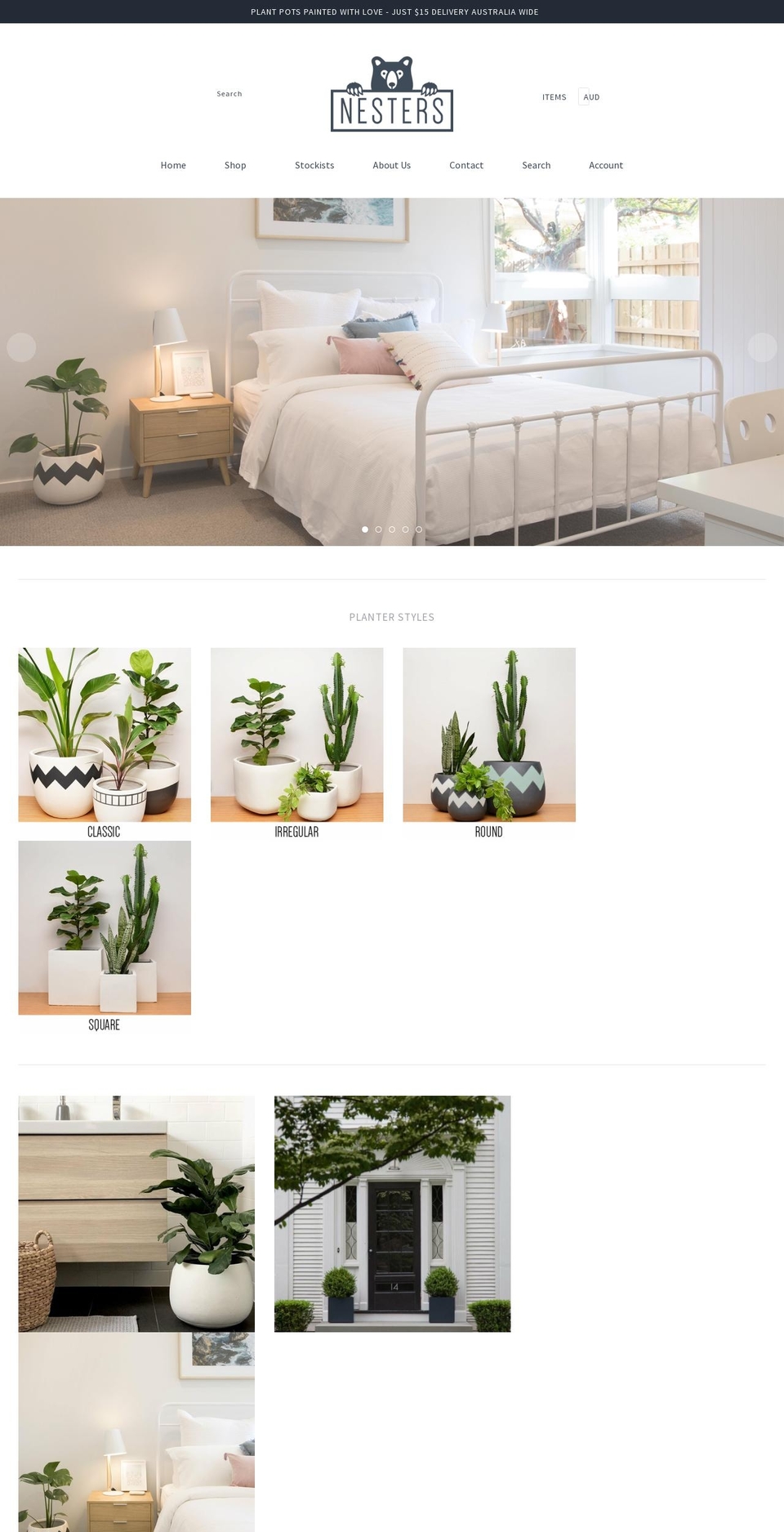nesterspots.com.au shopify website screenshot
