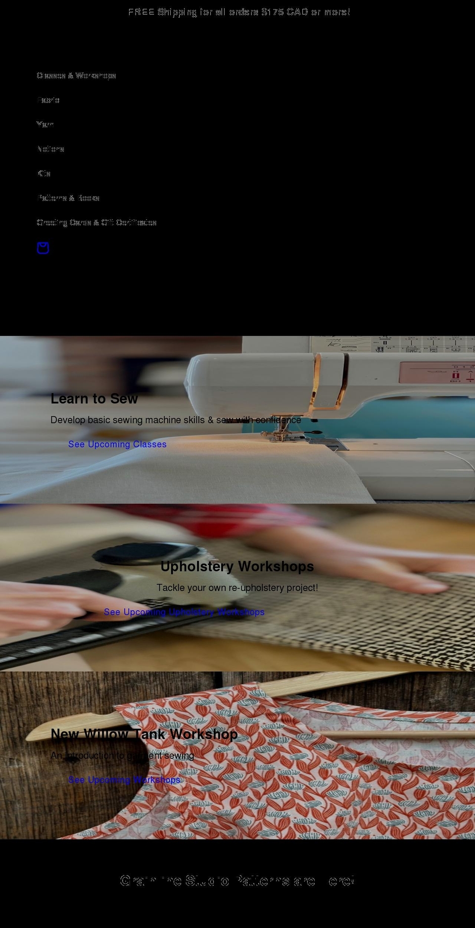 nestingground.ca shopify website screenshot