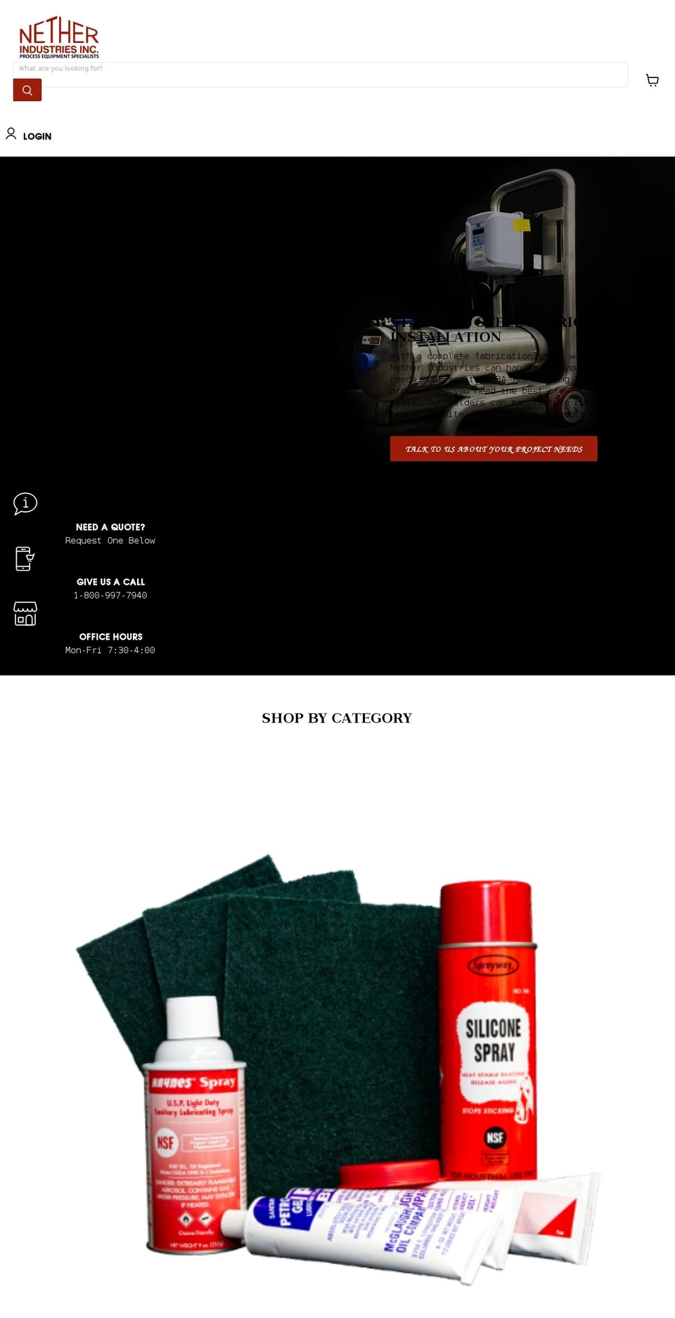 netherind.com shopify website screenshot
