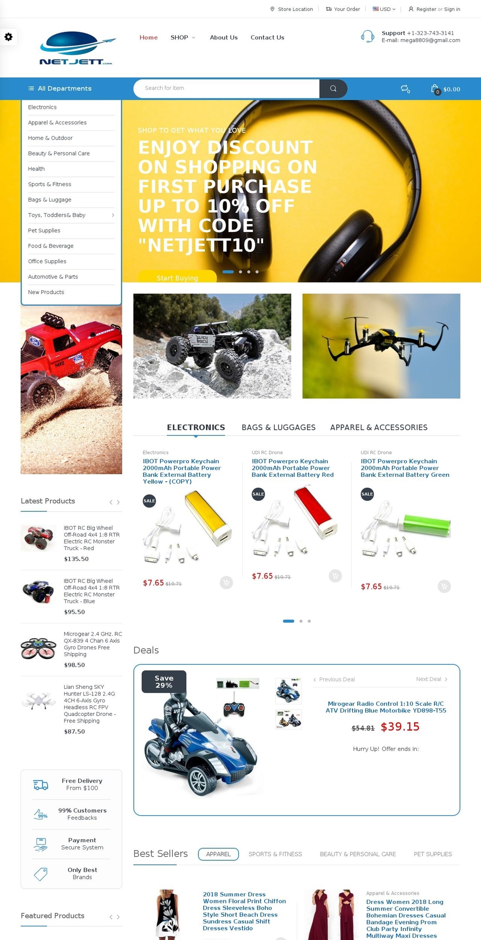 electro-v-1-2-home-2 Shopify theme site example netjett.com