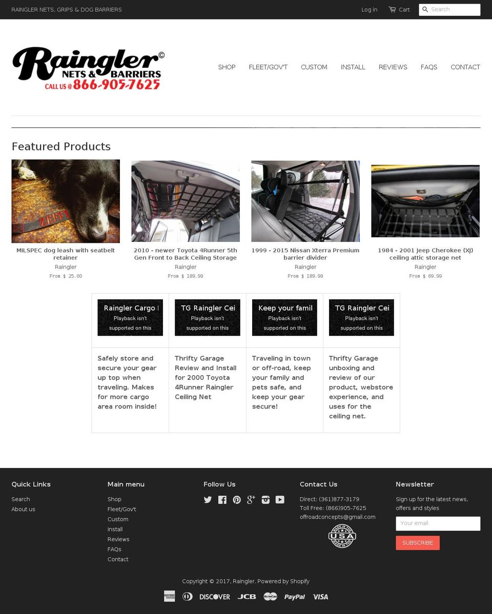 netsandgrips.com shopify website screenshot