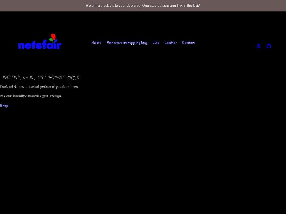 netsfair.com shopify website screenshot