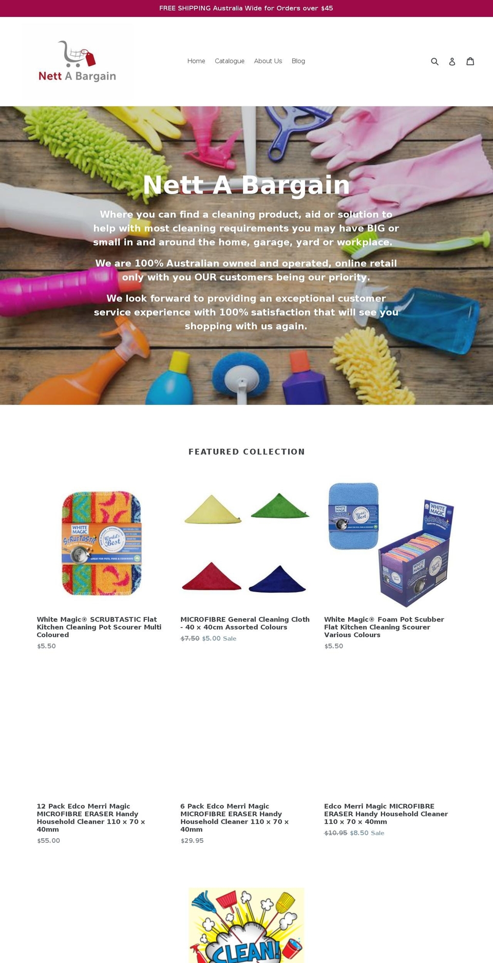 nettabargain.com — Shopify storefront screenshot