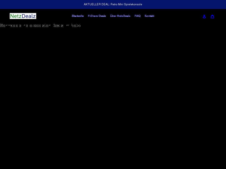 netzdealz.de shopify website screenshot