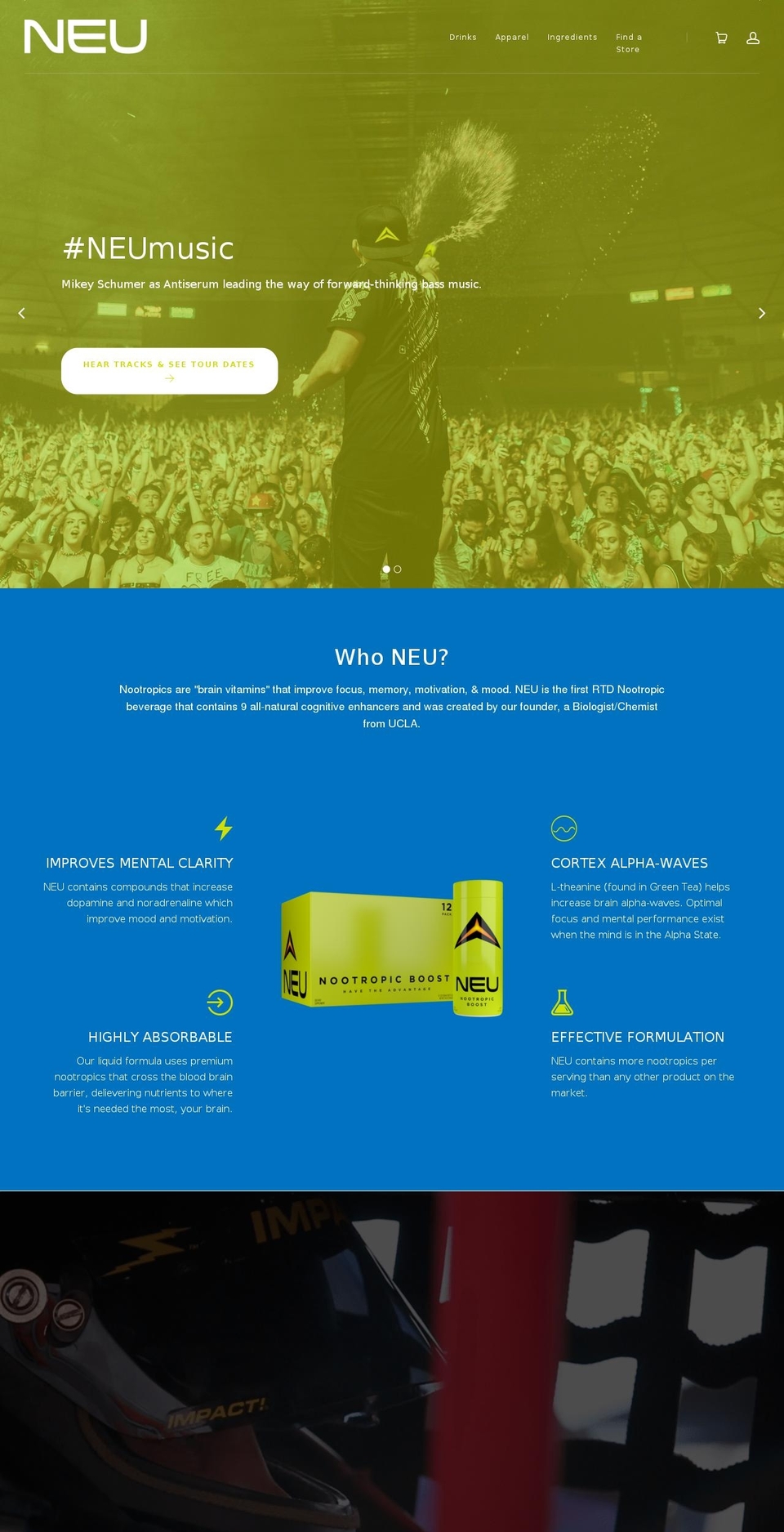 neudrink.com — Shopify storefront screenshot