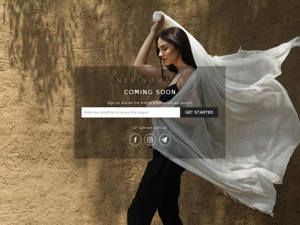 Copy of Parallax Shopify theme site example neunomads.com