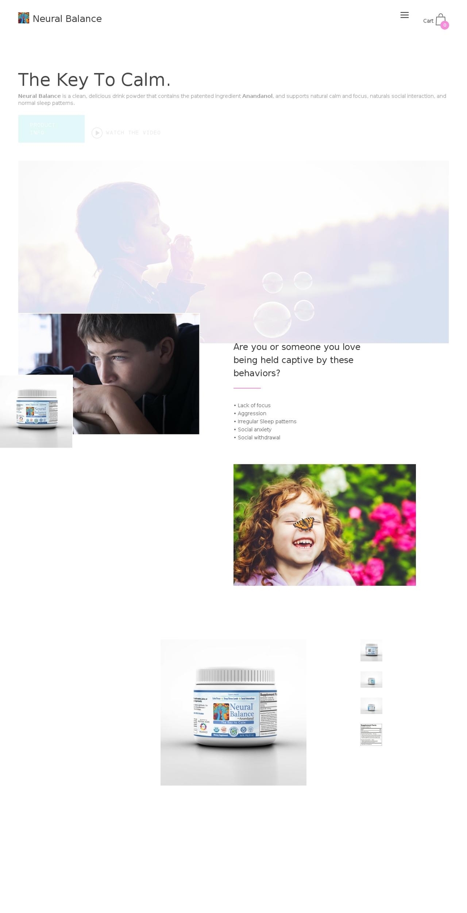 neuralbalance.com shopify website screenshot