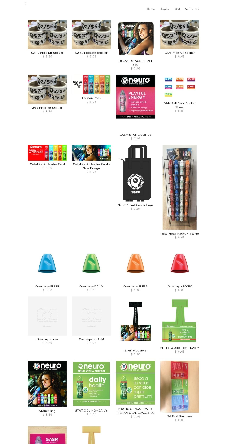 neurodepot.net shopify website screenshot