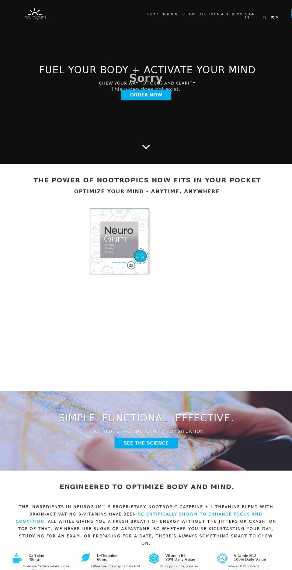Current Theme Shopify theme site example neurogum.com