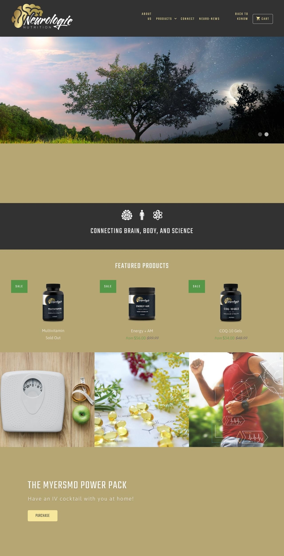 neurologicnutrition.com — Shopify storefront screenshot
