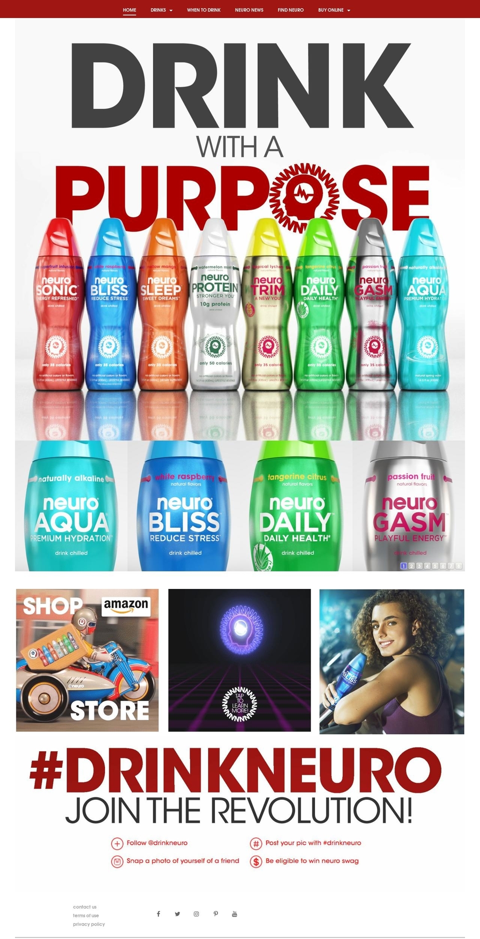 Neuro Drinks STAGE Shopify theme site example neurosleep.com