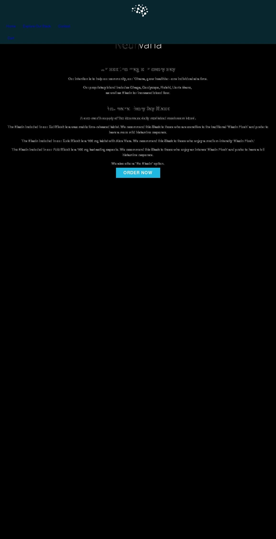 neurvanaohana.com shopify website screenshot