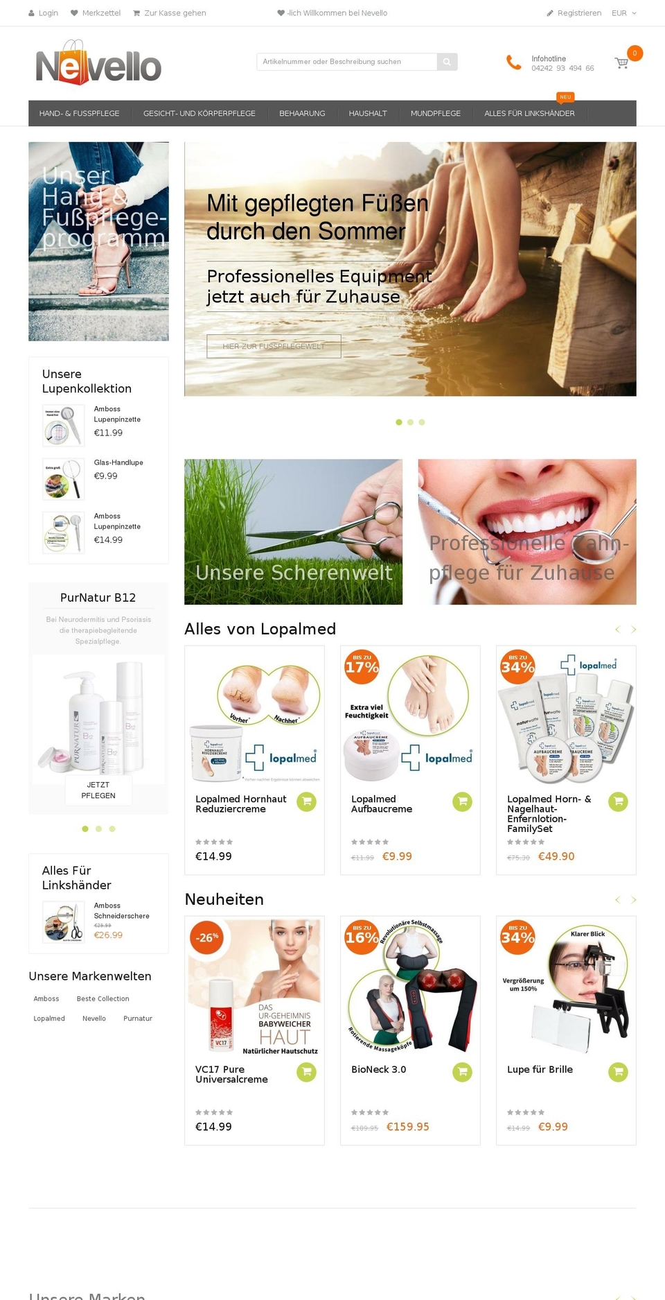 nevello.com shopify website screenshot